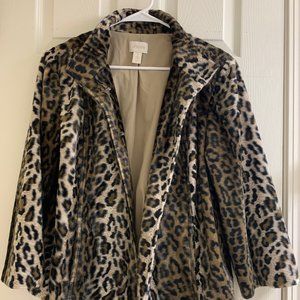 Chico's Leopard Print Jacket